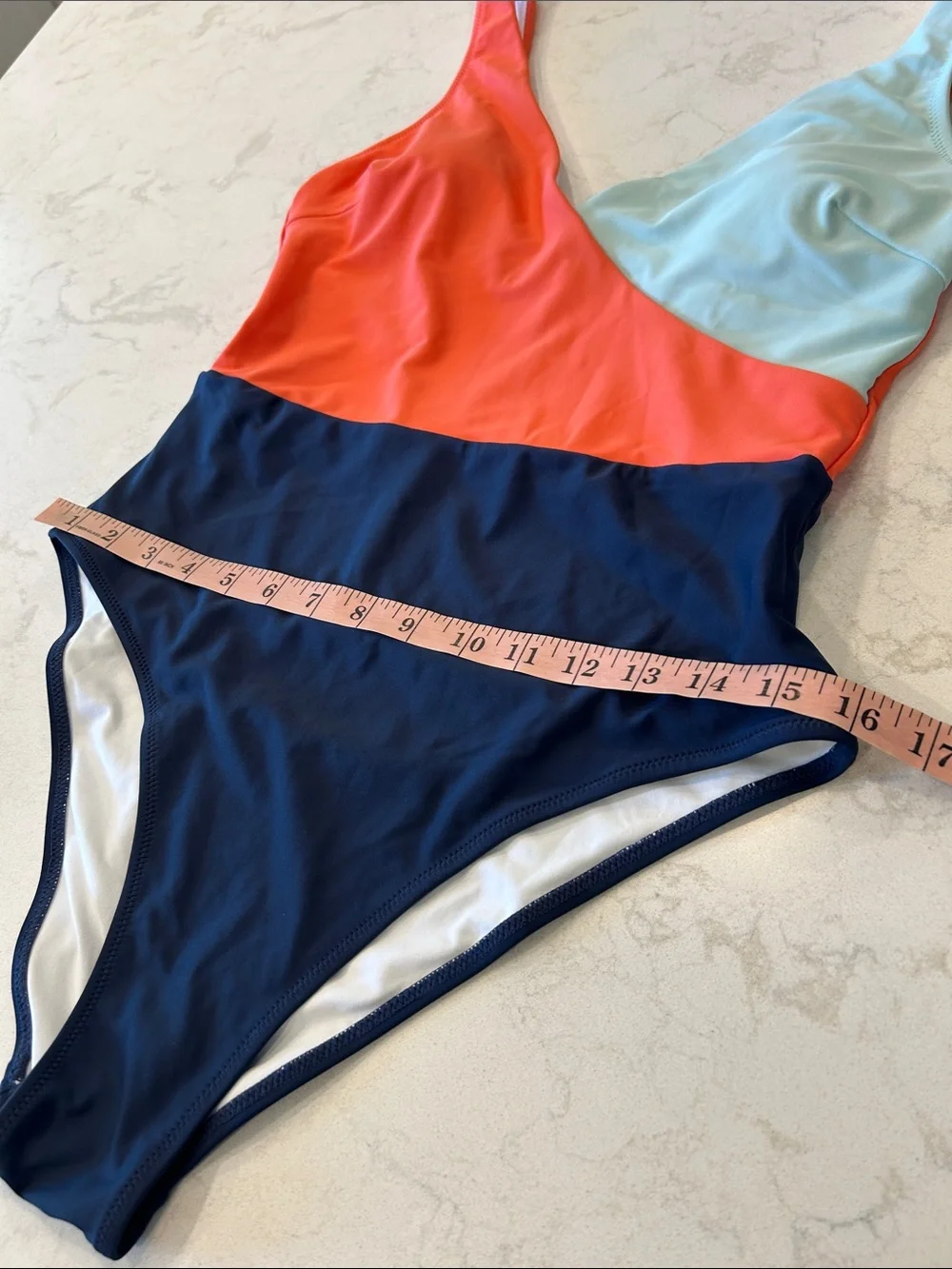 CUPSHE‎ Colorblock One-Piece Swimsuit Large NWT